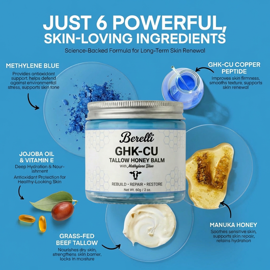 ghk-cu whipped tallow honey balm with methylene blue Copper Peptide Review | + Skincare Best seller - Special Deals